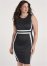 Venus Plus Size Color Block Bodycon Dress