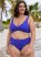 Venus Plus Size Lovely Lift Wrap Bikini Top Bikini - Cobalt Blue