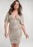 Venus Plus Size Deep-V Sequin Short Dress