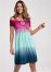 Venus Embellished Ombre Dress - Blue & Pink