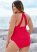 Venus Plus Size Smoothing V-Back Tankini Top Bikini - Red Hot