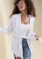 Venus Oversized Belted Blazer in White