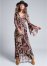 Venus Plus Size Paisley Print Wrap Dress