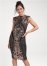 Venus Sequin Midi Dress - Black Multi