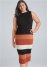 Venus Orange Multi COLOR BLOCK SWEATER DRESS