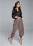 Venus Brown CHIFFON JOGGER PANTS