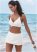 Venus Skirted Mid-Rise Bottom Bikini - Pearl White