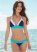 Venus Scoop Front Bikini Bottom Bikini - Ultramarine Blue & Aqua Reef