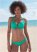 Venus Plus Size Enhancer Halter Top Bikini - Royal Green