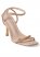 Venus Embellished Twist Heels in Pale Pink