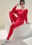 Venus Plus Size Off-Shoulder Jumpsuit in Red