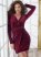 Venus Plus Size Embellished Velvet Dress