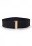 Venus Stretch Waist Belt in Black