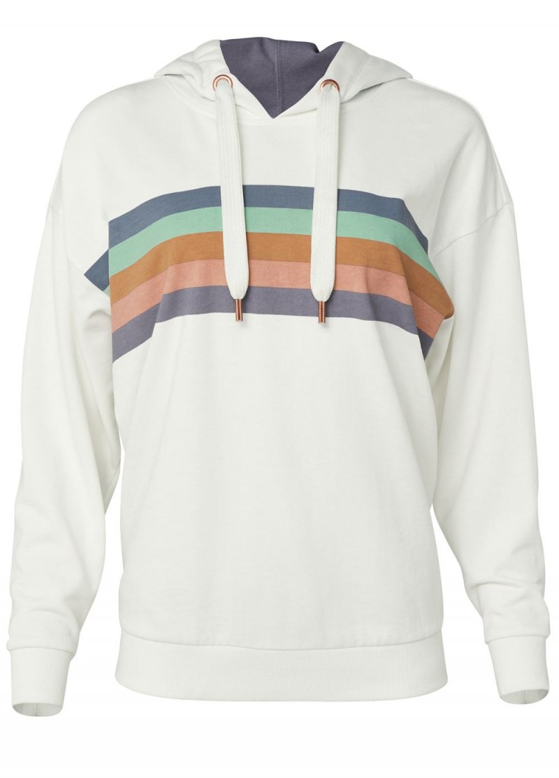 Venus Plus Size Striped Detail Sweatshirt