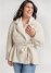 Venus Reversible Faux-Sherpa Coat in Cream