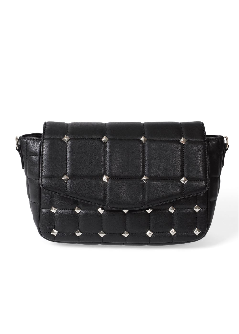 Venus Quilted Chain Handbag in Black