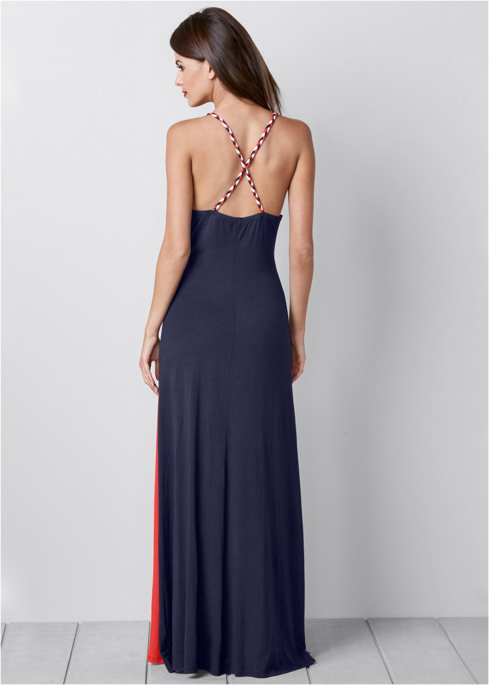 Venus Color Block Maxi Dress - Multi