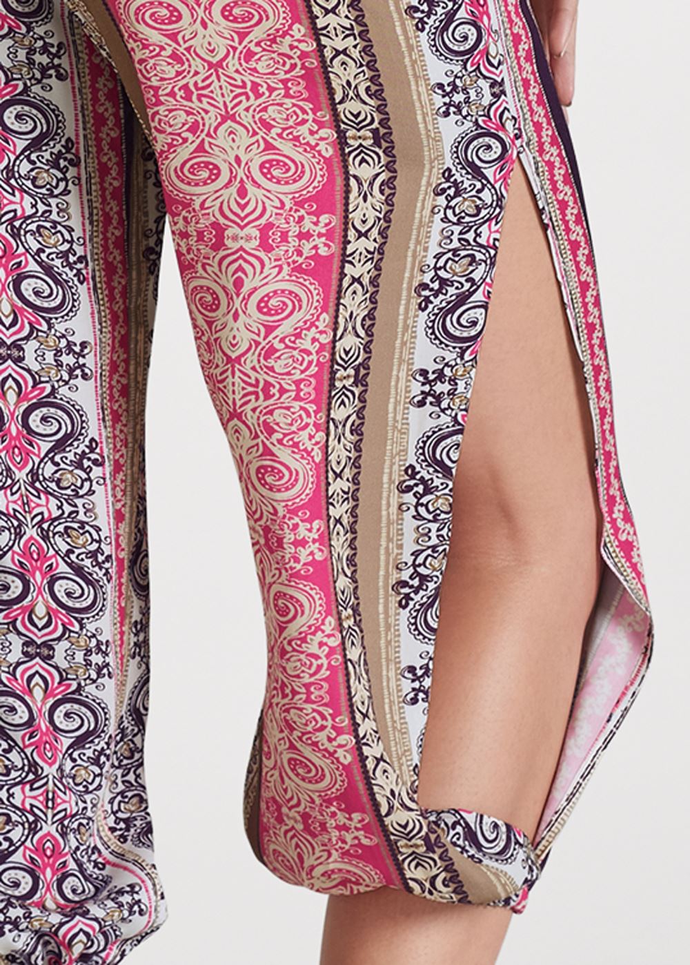 Venus Sand Storm Stripe Tassle Jumpsuit in Pink Multi