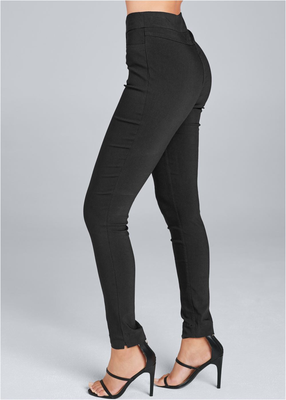 Venus Black MID-RISE SLIMMING STRETCH JEGGINGS