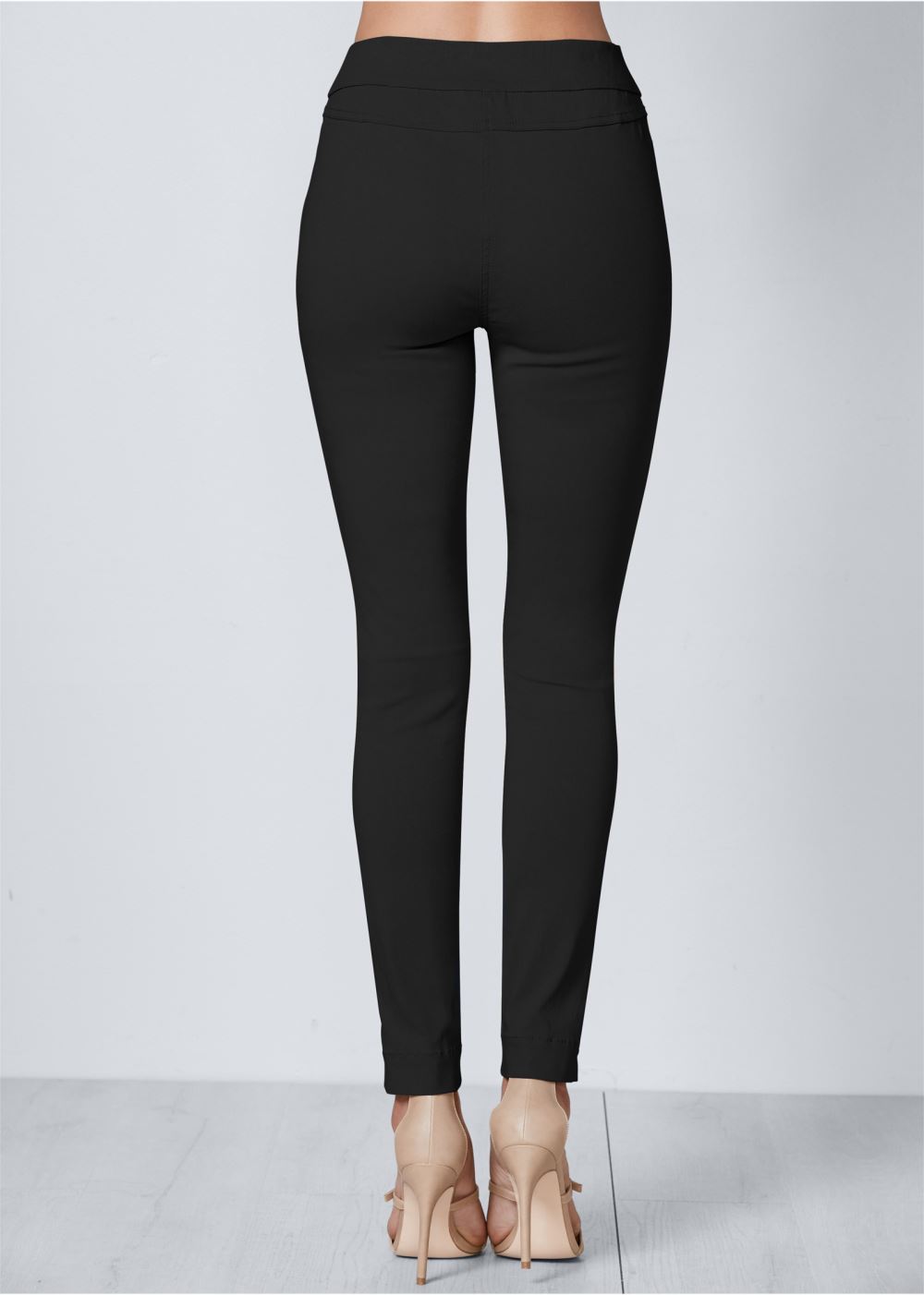 Venus Black MID-RISE SLIMMING STRETCH JEGGINGS
