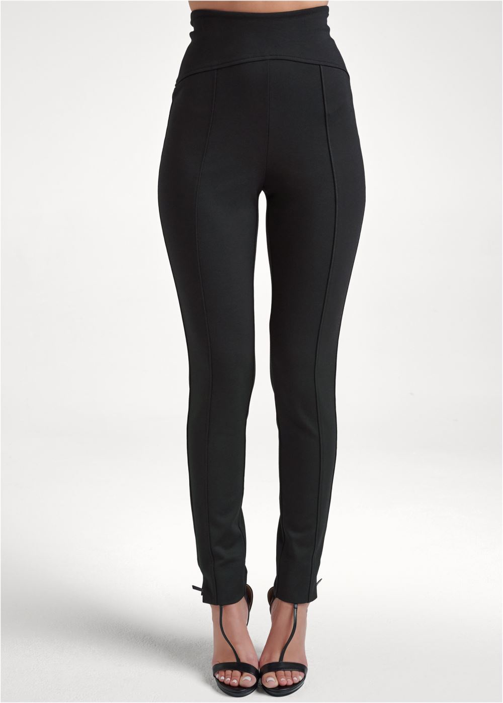 Venus Black HIGH-RISE PONTE PANTS