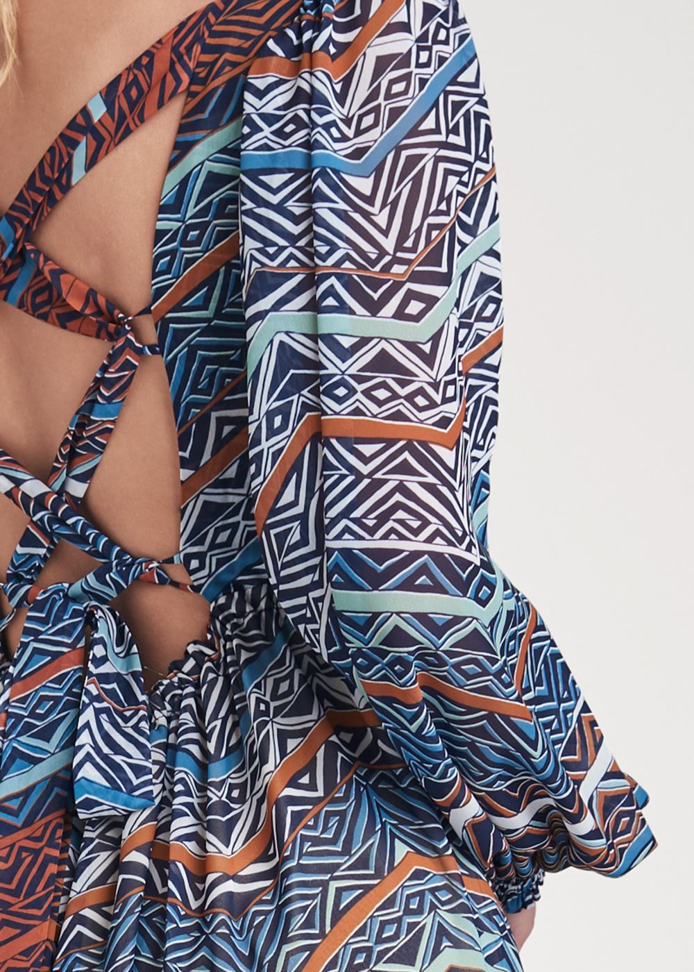 Venus Printed Maxi Dress - Rust Multi
