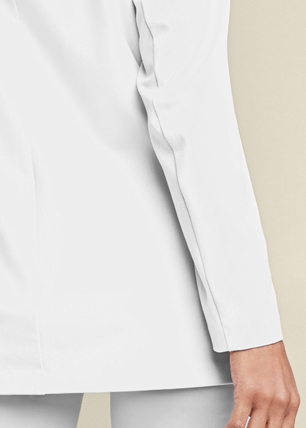 Venus Waterfall Blazer in White