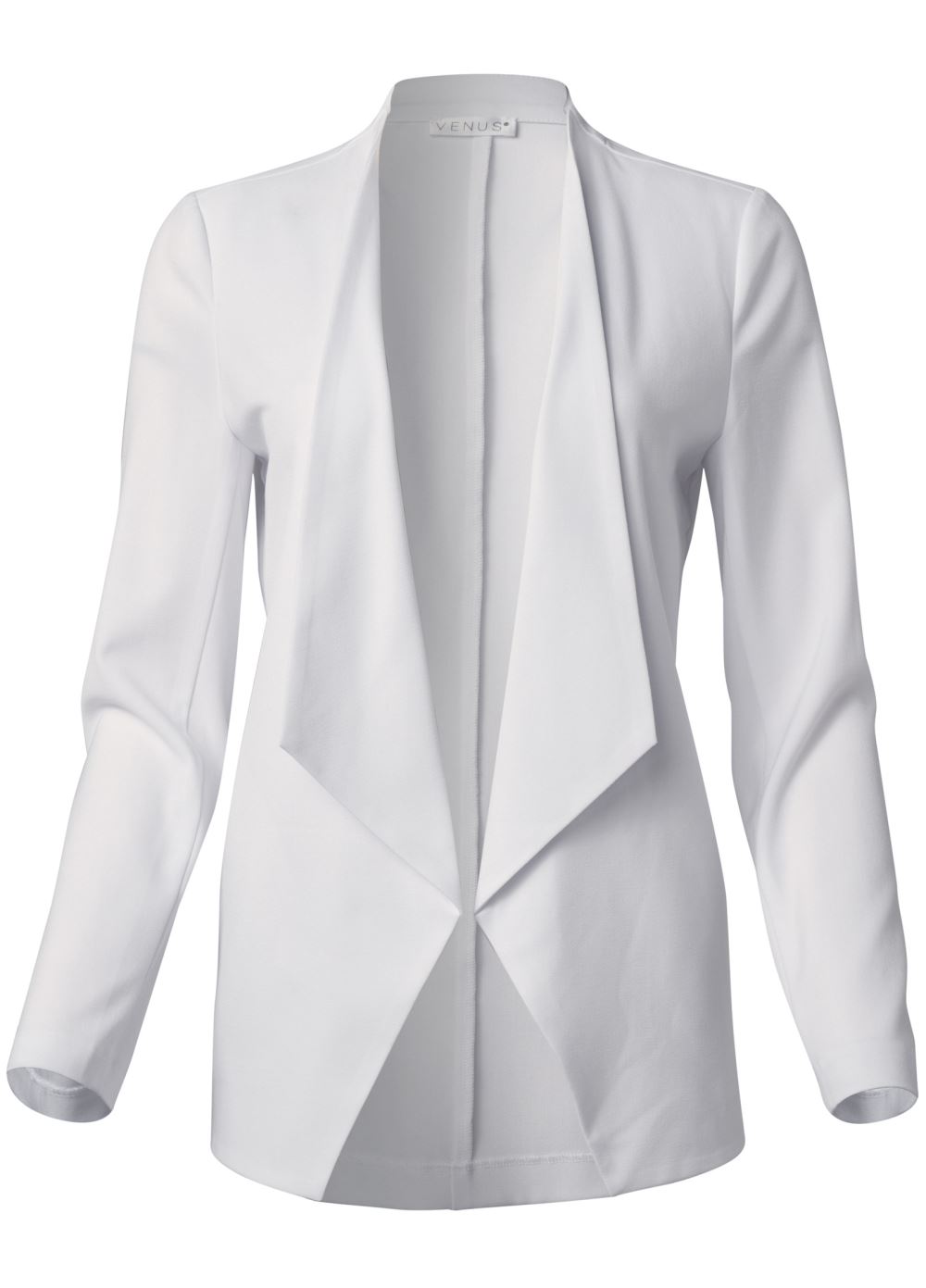Venus Waterfall Blazer in White