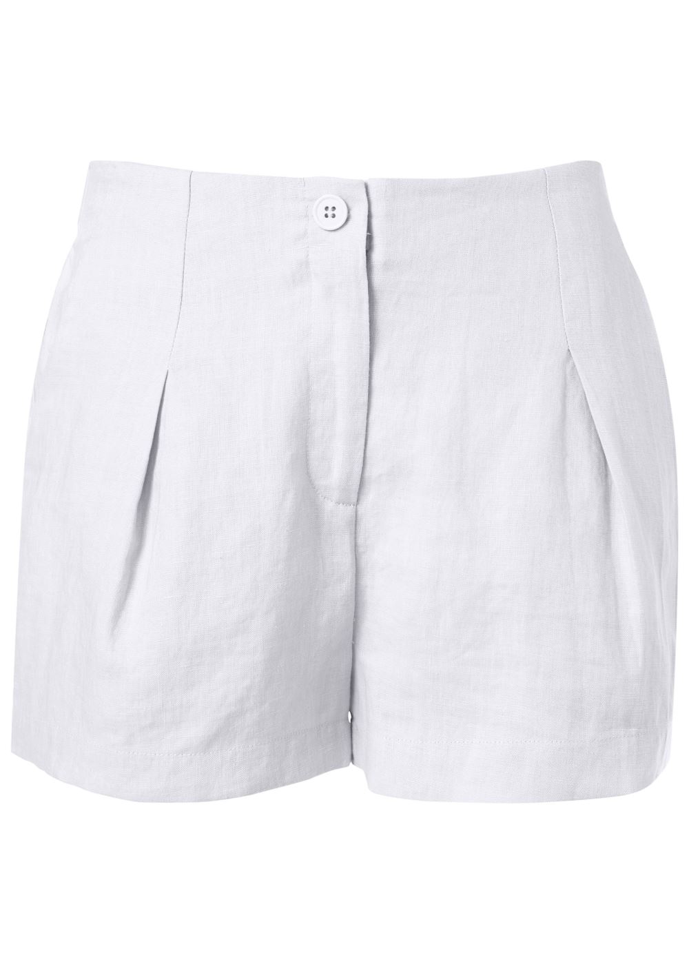 Venus White LINEN SHORTS