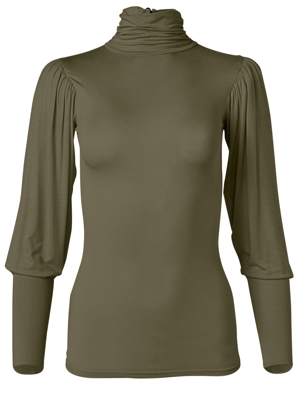 Venus Turtleneck Top in Olive