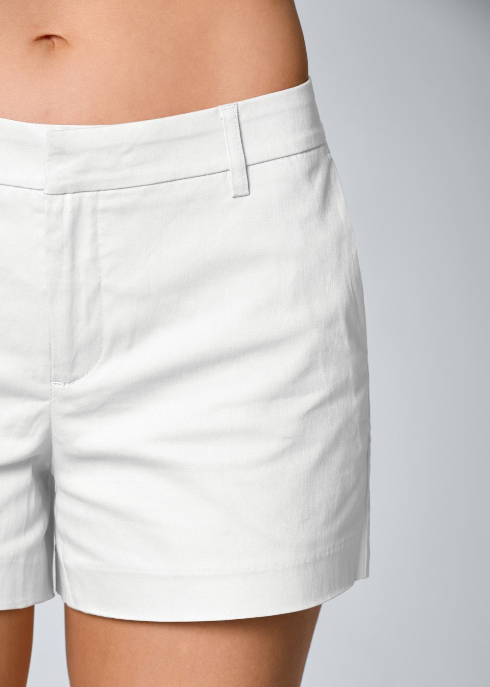 Venus Solid Shorts - White
