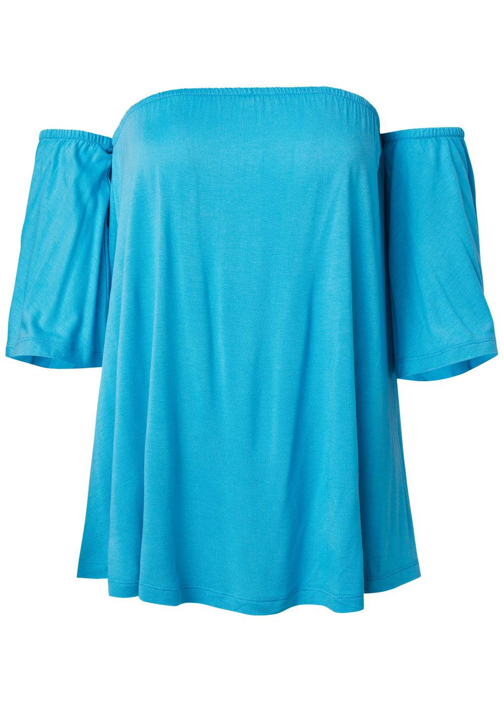 Venus Off-The-Shoulder Top in Aqua