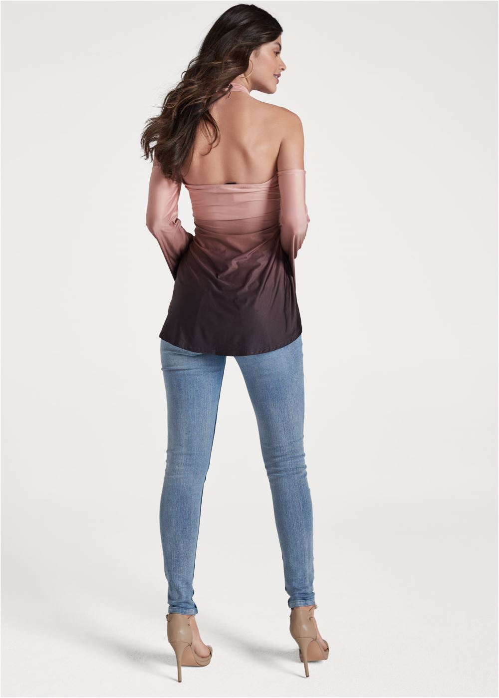 Venus Sand Dune Ombre Top in Blush Multi
