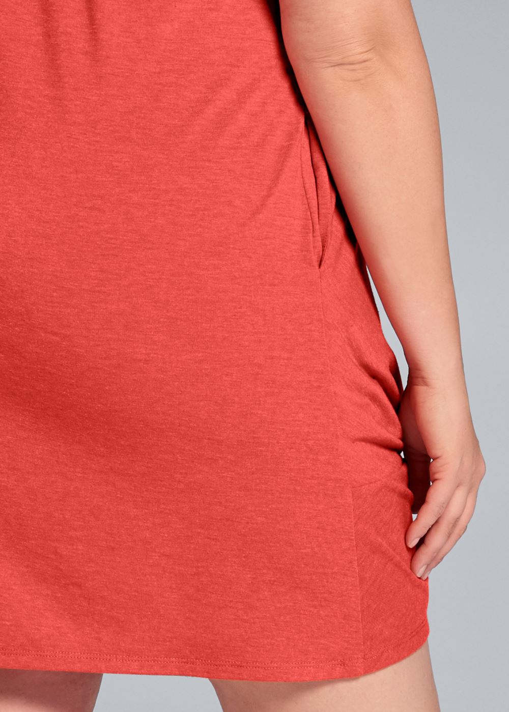 Venus Knotted Casual Dress - Orange 