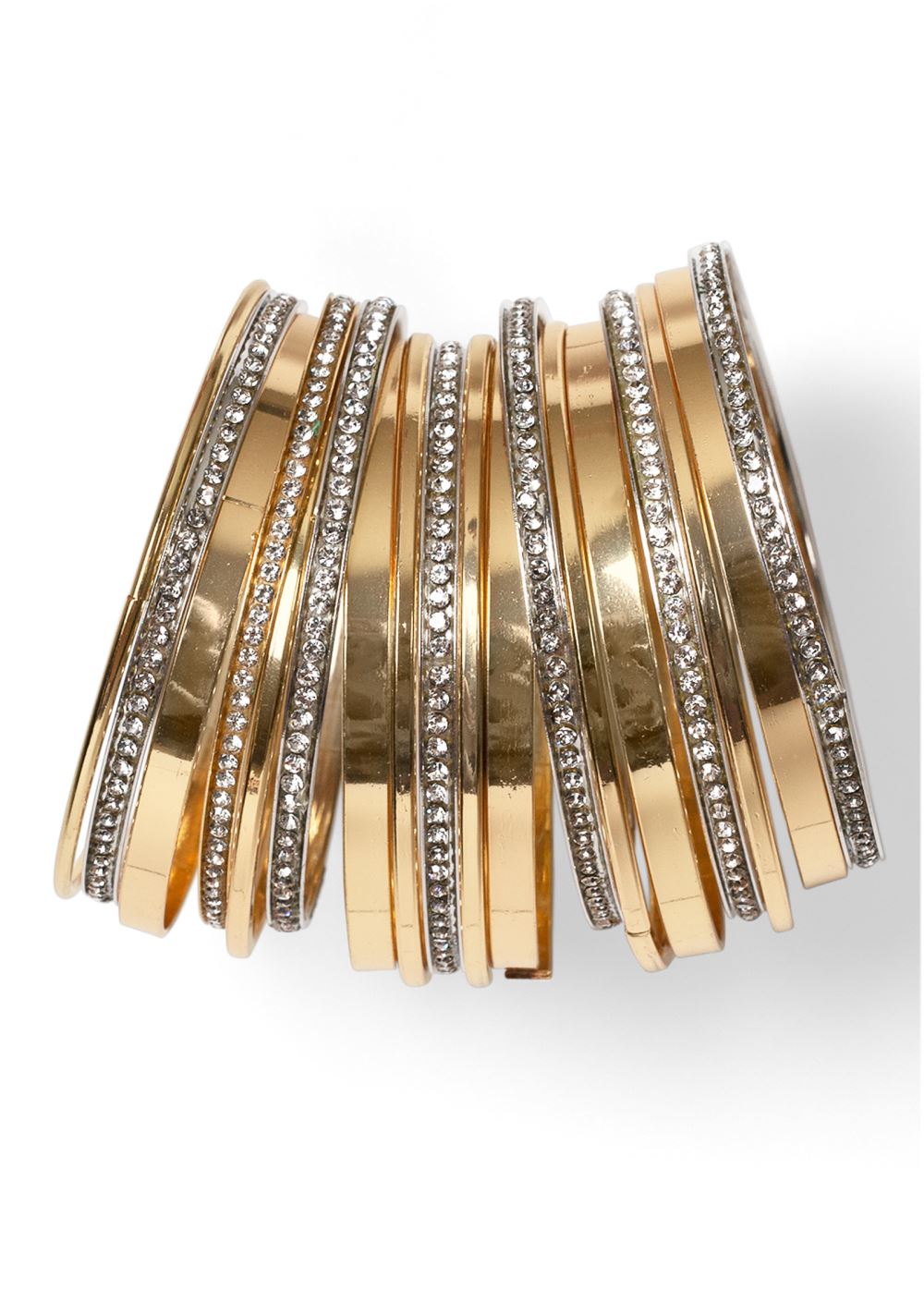 Venus Bangle Stack in Gold