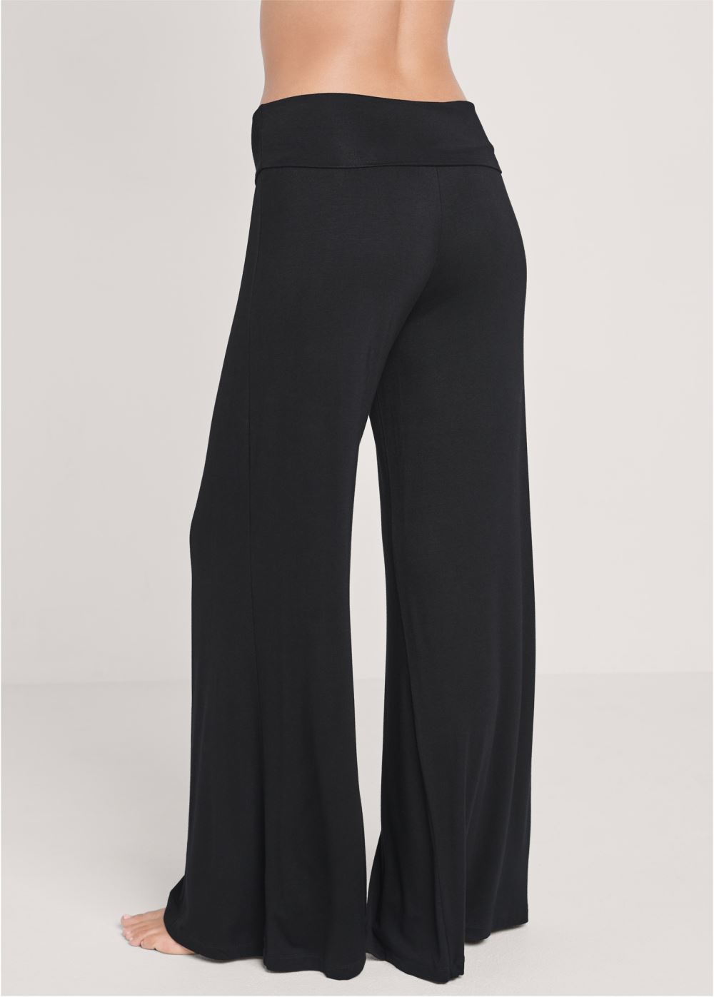 Venus Palazzo Pajama Pants in Black