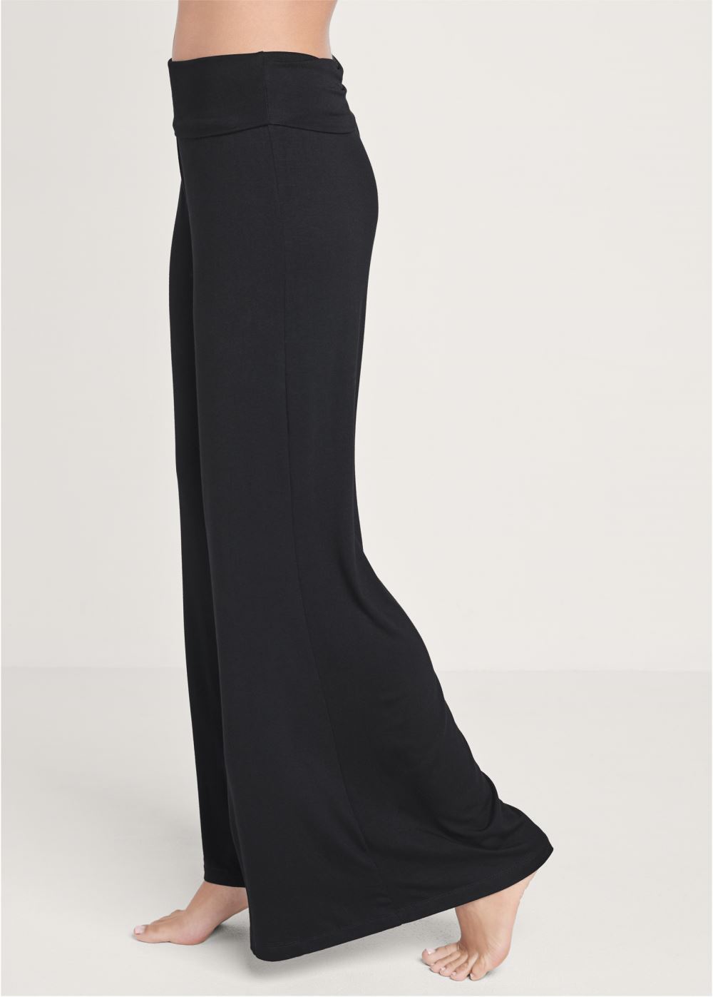 Venus Palazzo Pajama Pants in Black