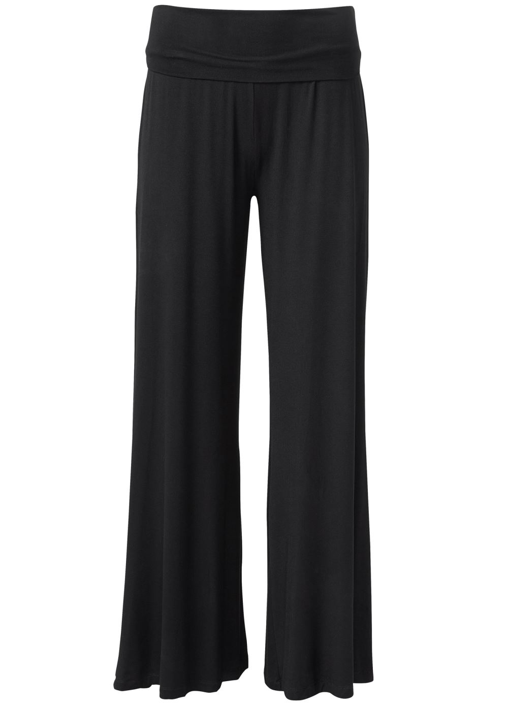 Venus Palazzo Pajama Pants in Black