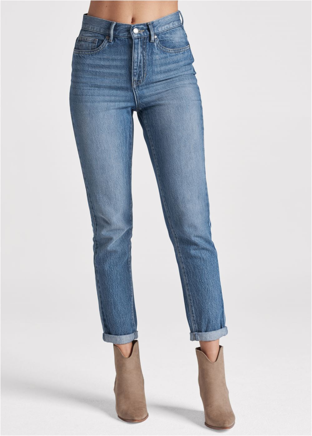 Venus New Vintage Straight Jeans in Medium Wash