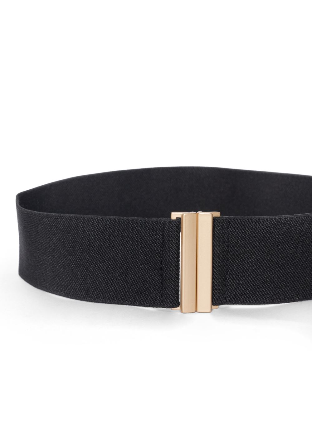 Venus Stretch Waist Belt in Black