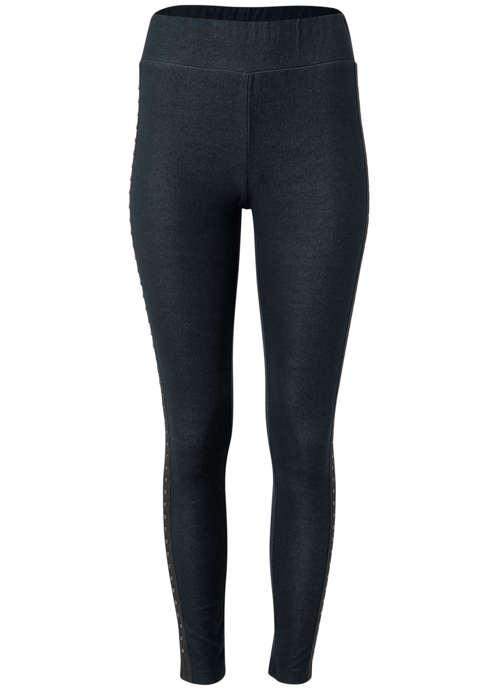 Venus Embellished Leggings in Black
