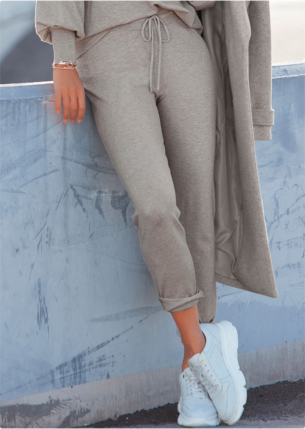 Venus Grey DRAWSTRING JOGGER PANTS