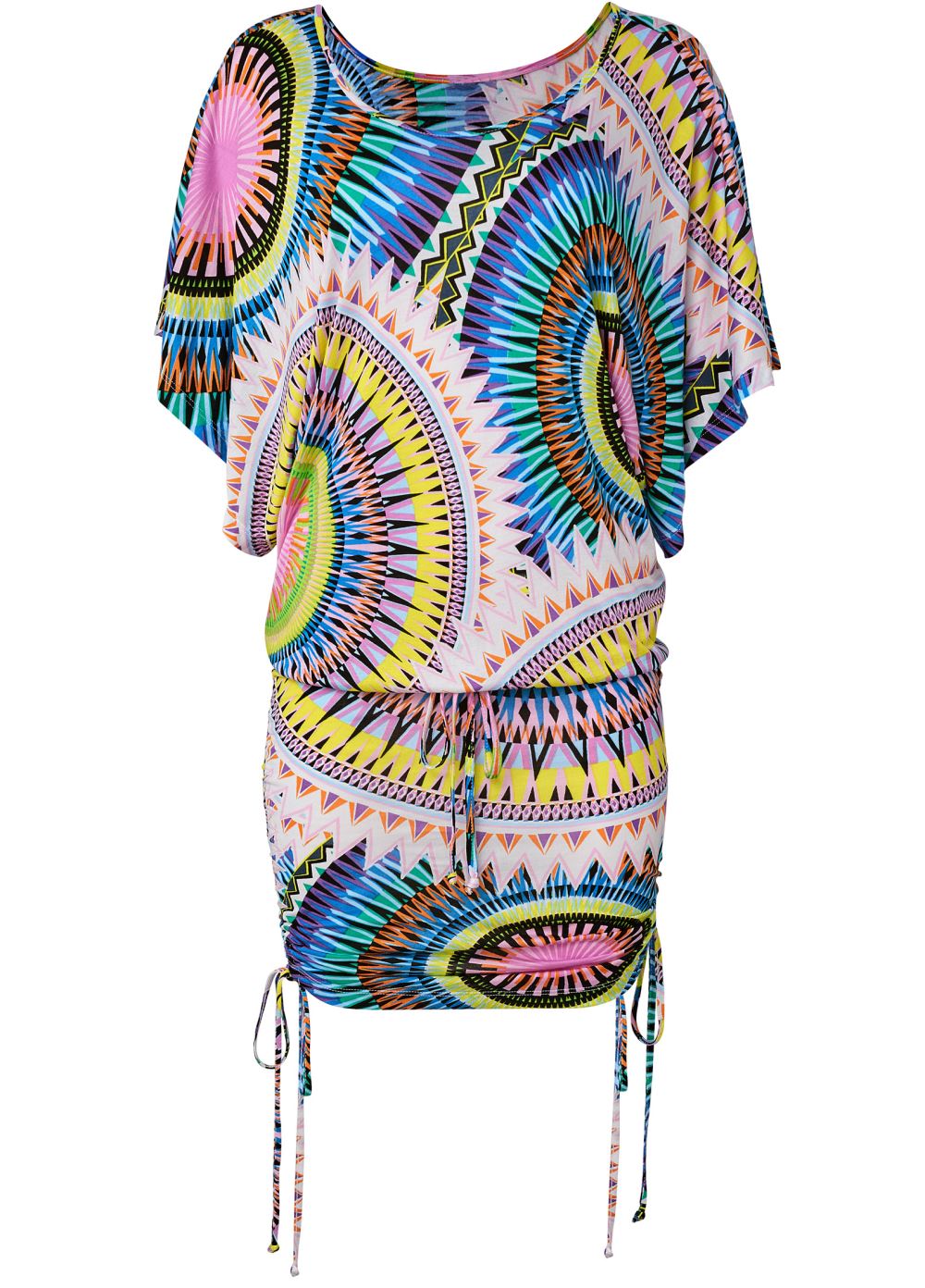 Venus Banded Convertible Dress - White Multi