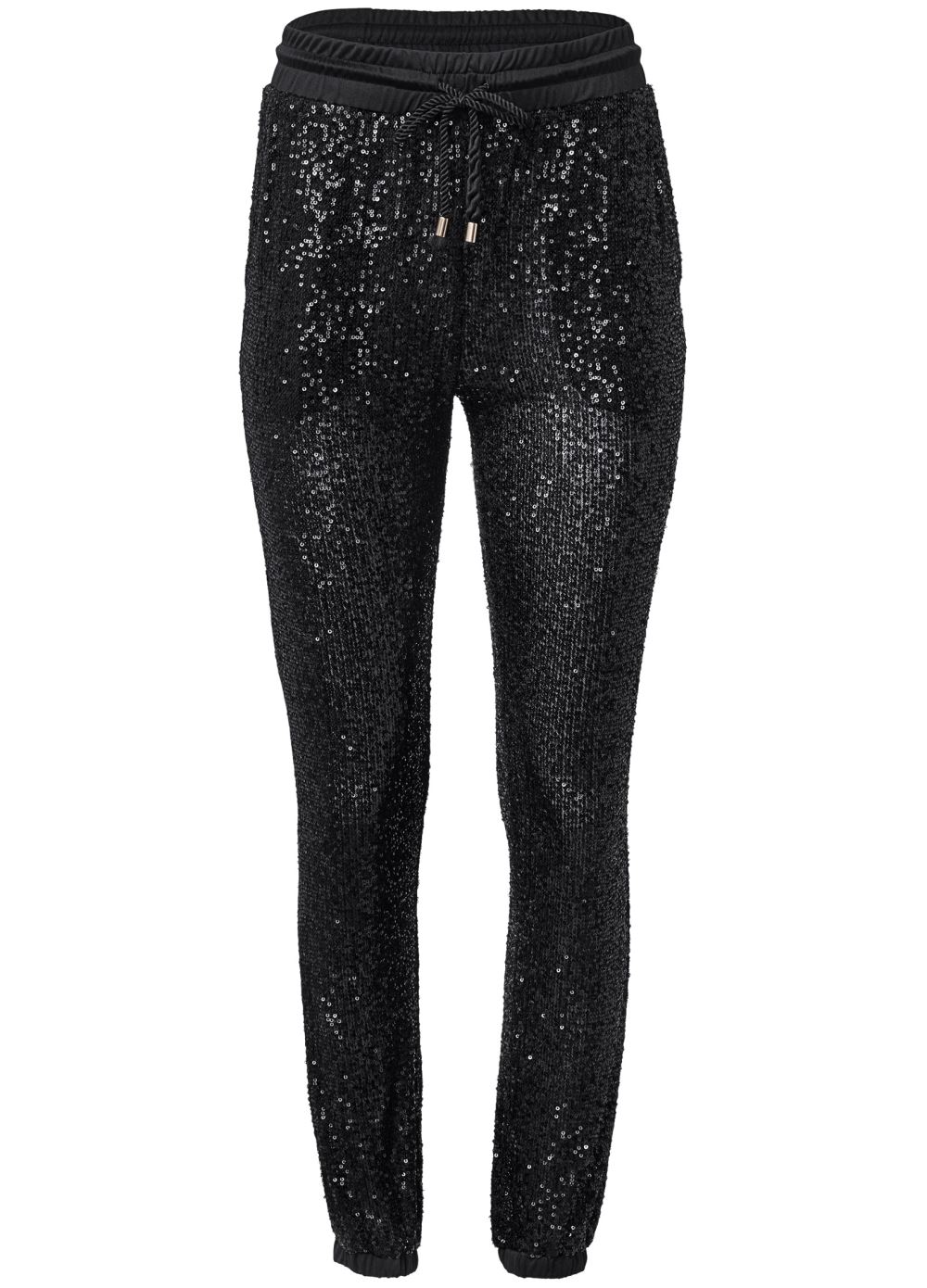 Venus Black SEQUIN JOGGER PANTS