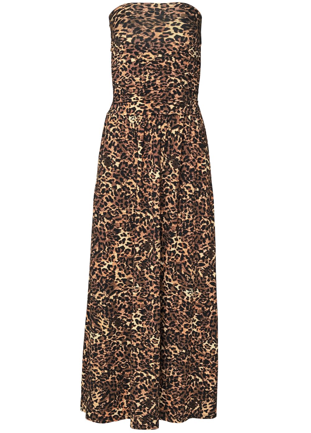 Venus Printed Maxi Dress - Brown Multi