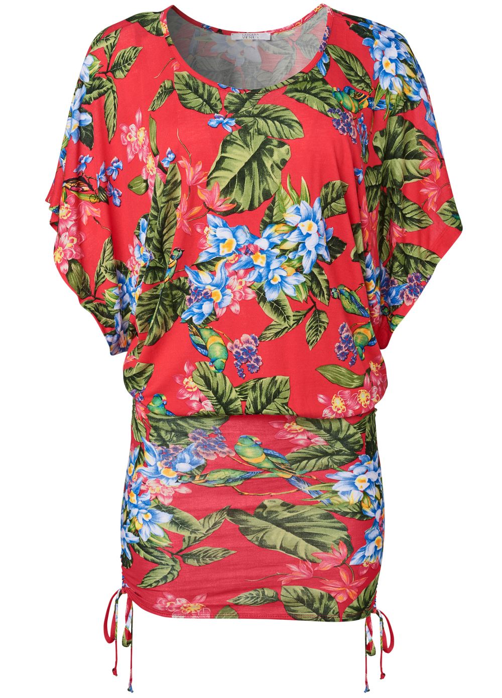 Venus Banded Convertible Dress - Red Multi