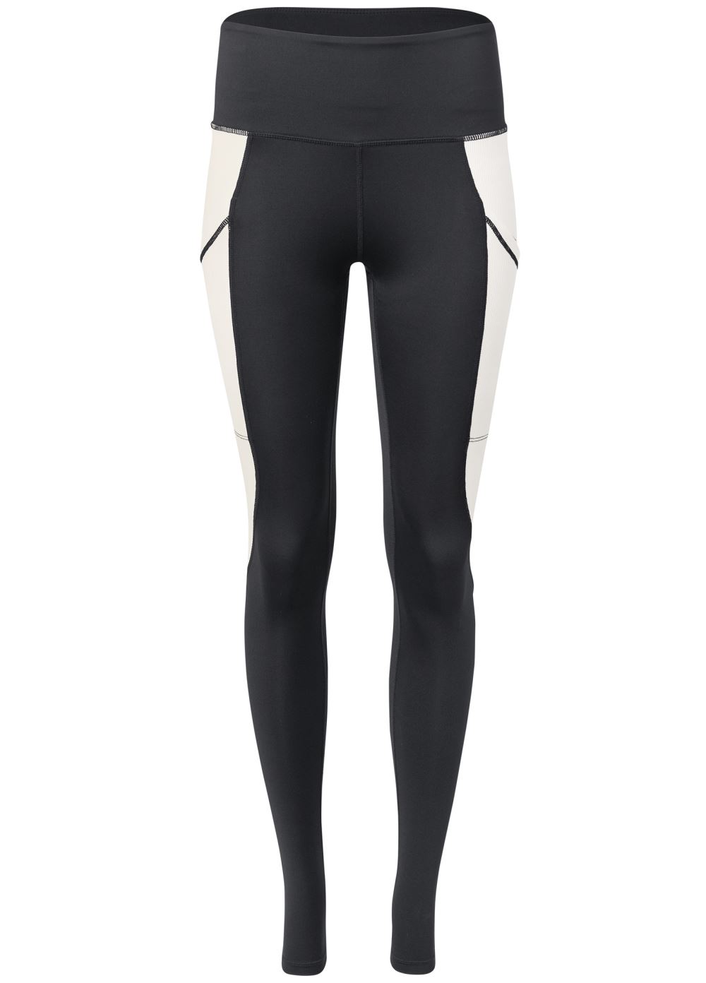 Venus Color Block Active Leggings in Black & White