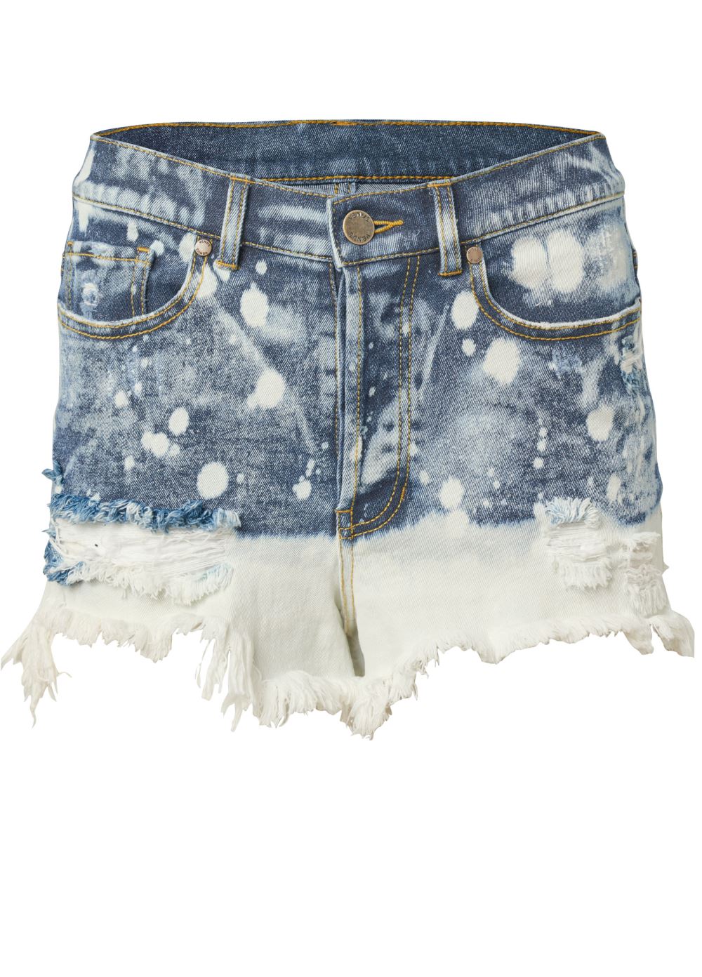 Venus Bleached Jean Shorts - Denim Blue