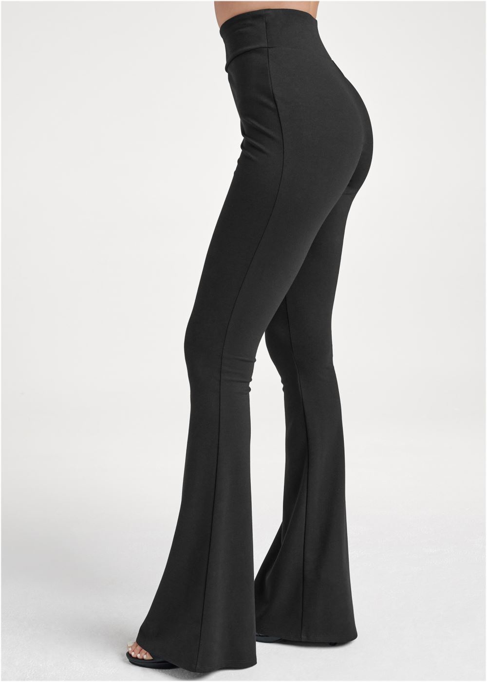 Venus Black WIDE LEG PONTE PANTS