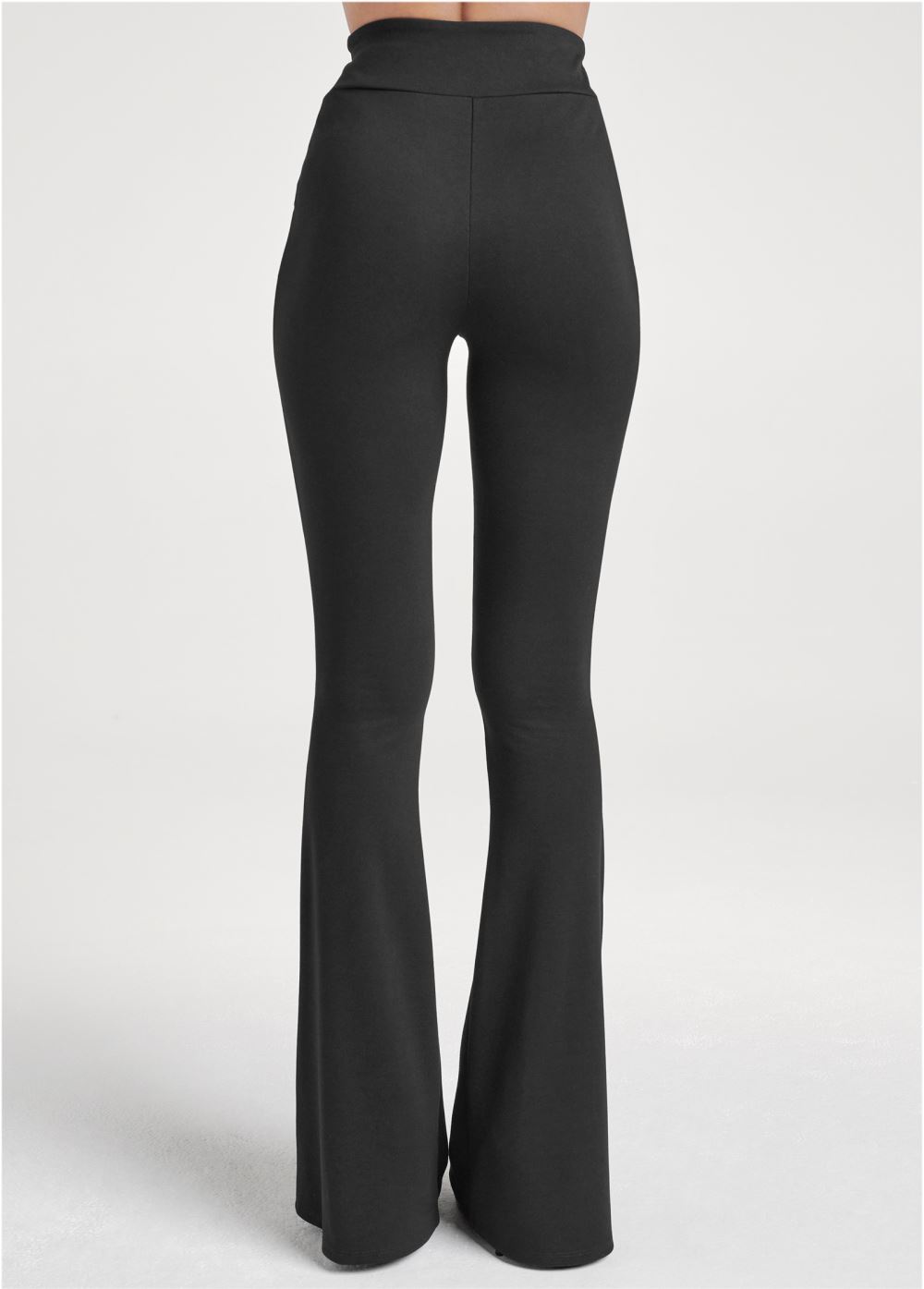 Venus Black WIDE LEG PONTE PANTS